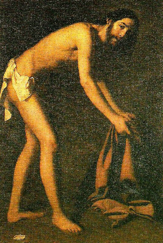 Francisco de Zurbaran christ recovers his tunic after being whipped china oil painting image